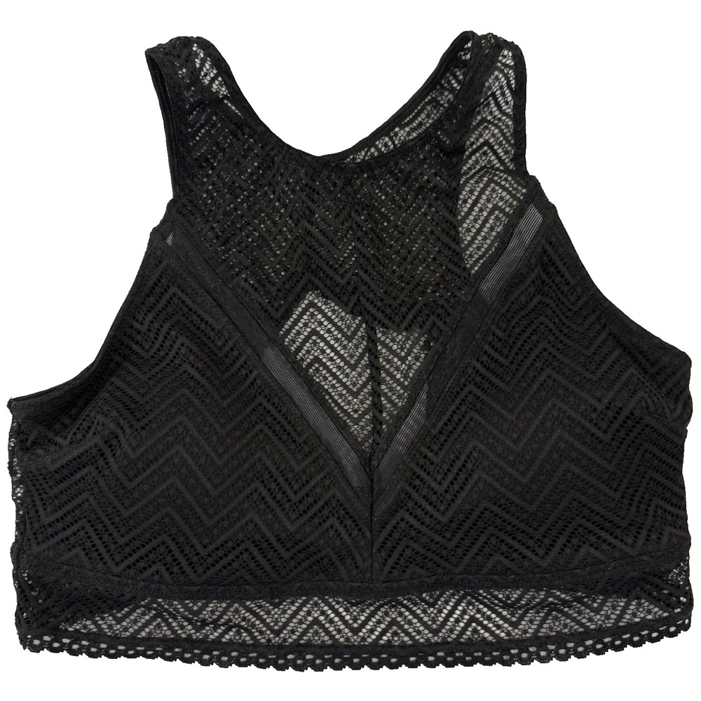 No Boundaries Size‎ Medium Lace Halter style Bralette Wireless Juniors Comfort